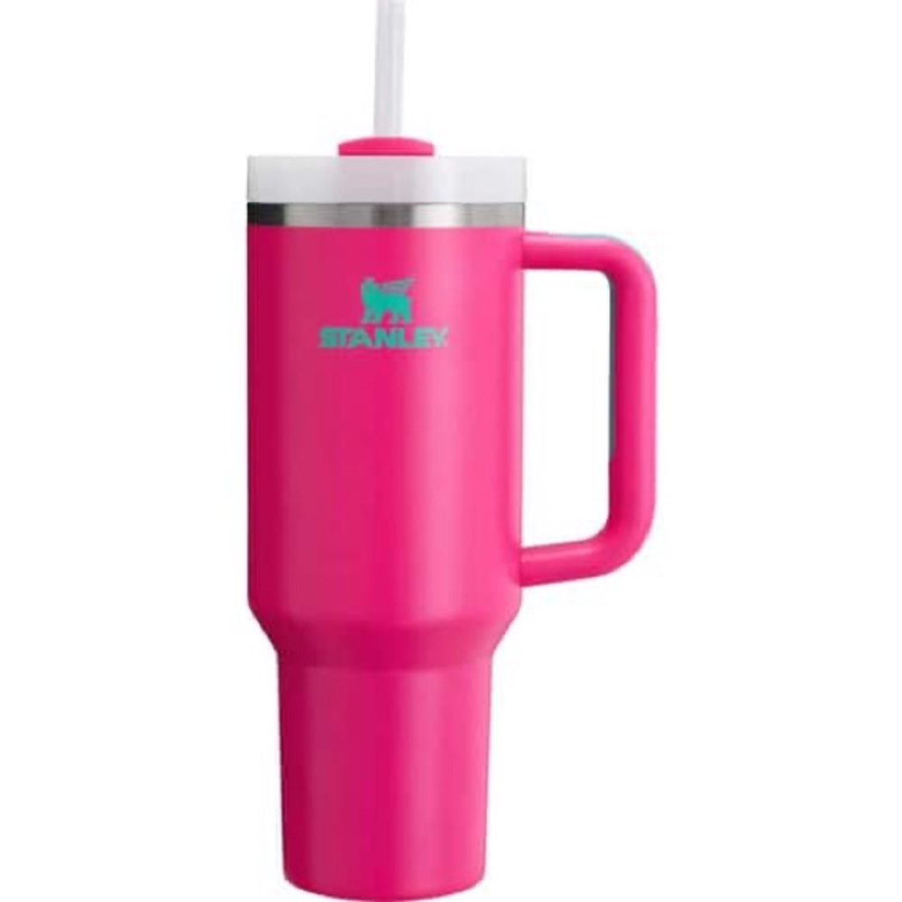 NWT Stanley Quencher H2.0 FlowState 40 oz Tumbler passion pink